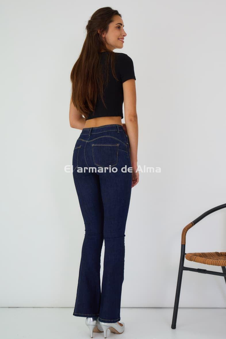 Vaqueros push-up acampanados ( denim crudo )ANA & LUCY - Imagen 1